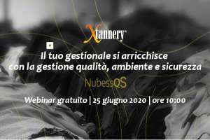 Il gestionale Xtannery si arricchisce con la gestione qualità, ambiente e sicurezza | Webinar gratuito 25 giugno 2020